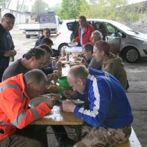 Spoločné obedy na brigádach
